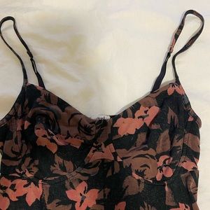 Wilfred Floral Bustier Style Tank (Aritzia)